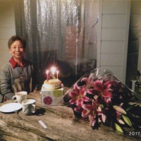 恵子の誕生日。20年前の頃と同じ場所で。