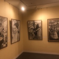 （4）今回で22回目の展覧会となりました。佐田元恵子の作品20点