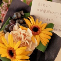 展覧会に頂いたお花③