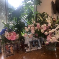 展覧会に頂いたお花⑦